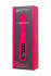 Ярко-розовый вибратор с клиторальной стимуляцией Rablock - 23,5 см.