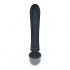 Серый двусторонний вибромассажер Triple Lover - 23,7 см.