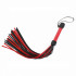 Красно-черная плеть с плетением "турецкие головы" - 60 см.