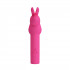 Ярко-розовый вибростимулятор в форме кролика Gerardo